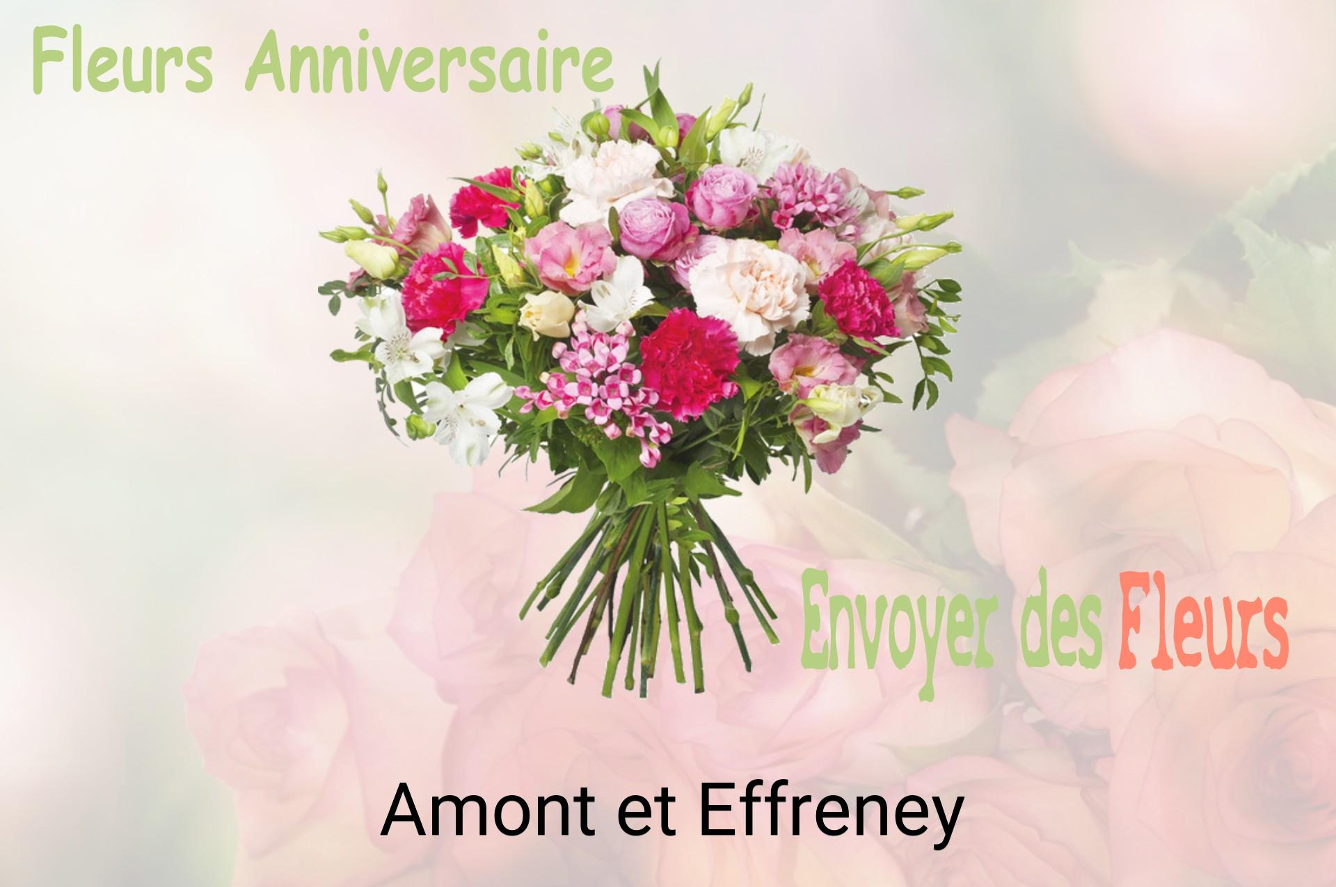 Bouquet de fleurs d’anniversaire livré à Amont-et-Effreney