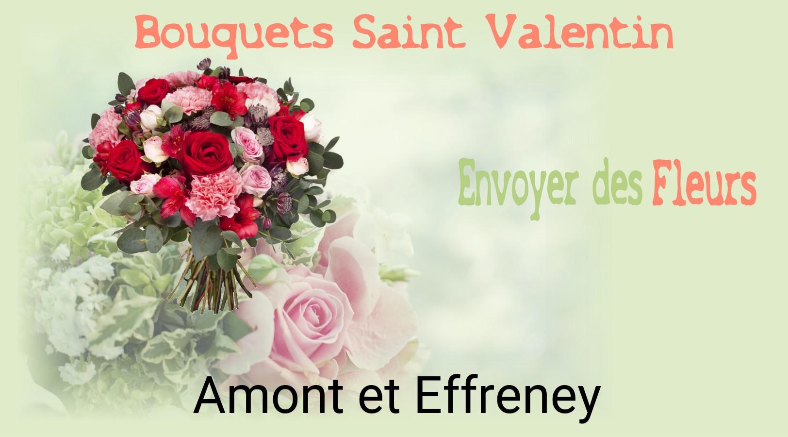 Roses de Saint-Valentin livrées à Amont-et-Effreney